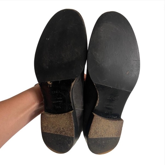 BRUNELLO CUCINELLI x GUNEX Made in‎ Italy Supple Suede Leather Riding Boot Gray - Picture 7 of 8